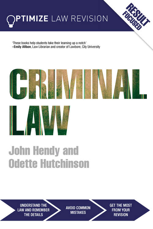 Optimize Criminal Law (Optimize)