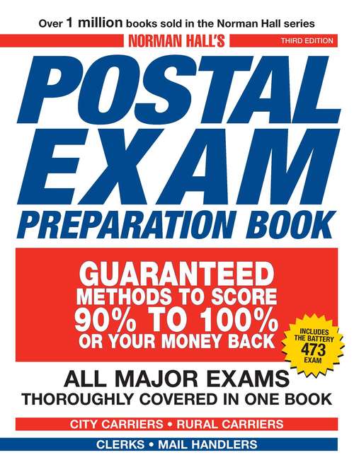 Book cover of Norman Hall's Postal Exam Preparation Book: Everything You Need to Know... All Major Exams Thoroughly Covered in One Book