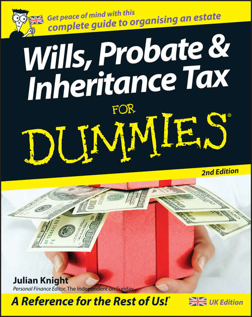 Book cover of Wills, Probate, & Inheritance Tax For Dummies