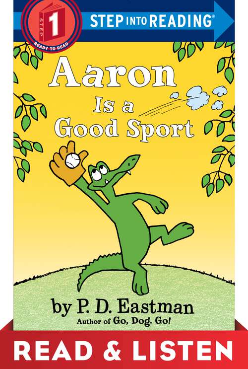 Book cover of Aaron is a Good Sport: Read & Listen Edition (Step into Reading)