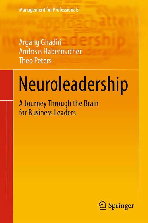 Book cover of Neuroleadership: A Journey Through the Brain for Business Leaders