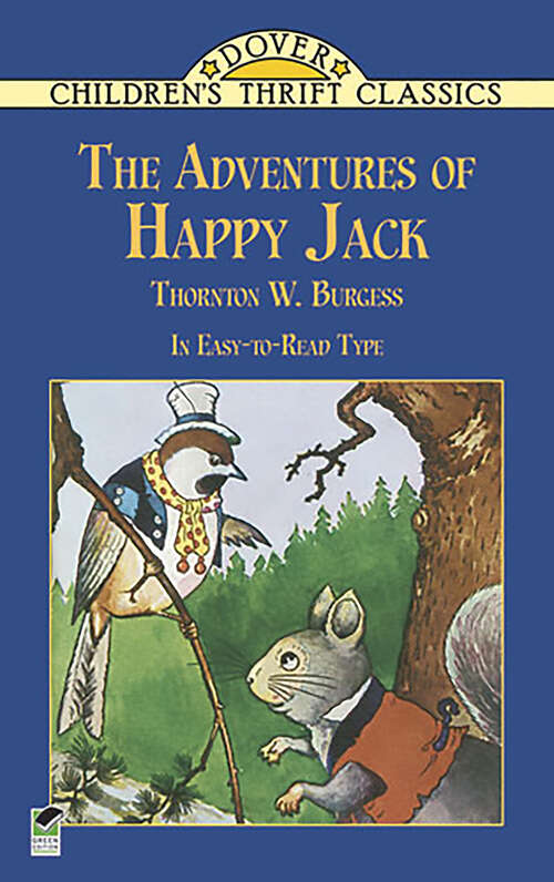 Book cover of The Adventures of Happy Jack (Dover Children's Thrift Classics)