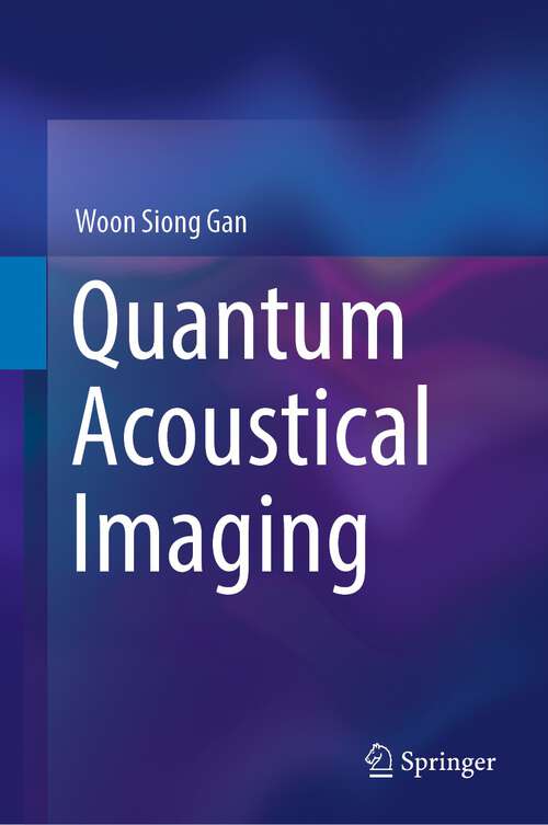 Book cover of Quantum Acoustical Imaging (1st ed. 2022)