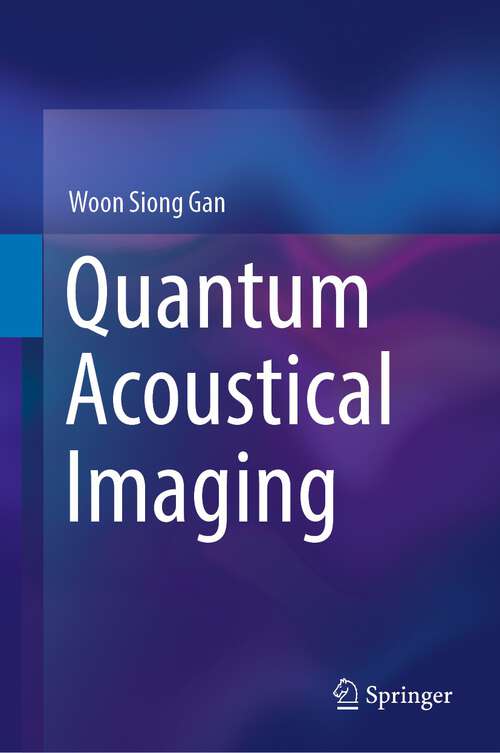 Book cover of Quantum Acoustical Imaging (1st ed. 2022)