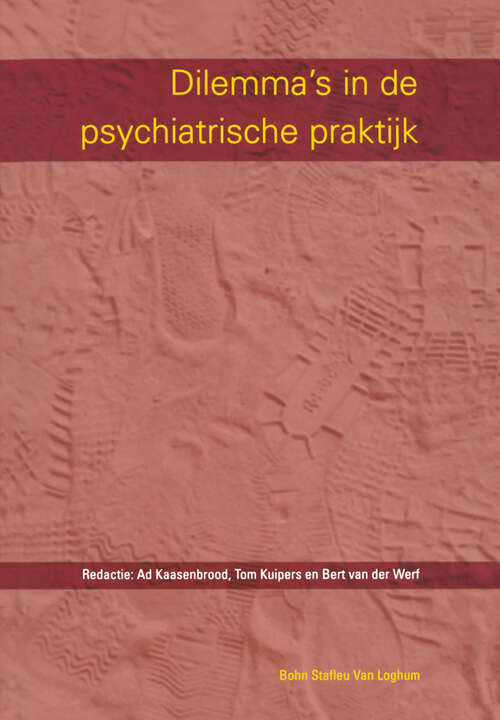 Book cover of Dilemma’s in de psychiatrische praktijk