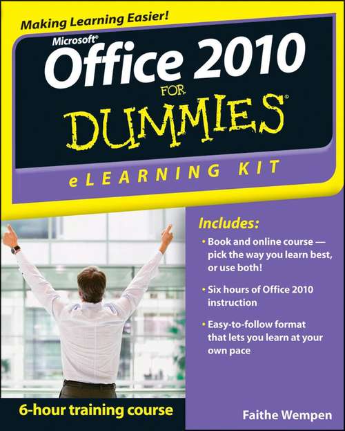Book cover of Microsoft Office 2010 eLearning Kit For Dummies