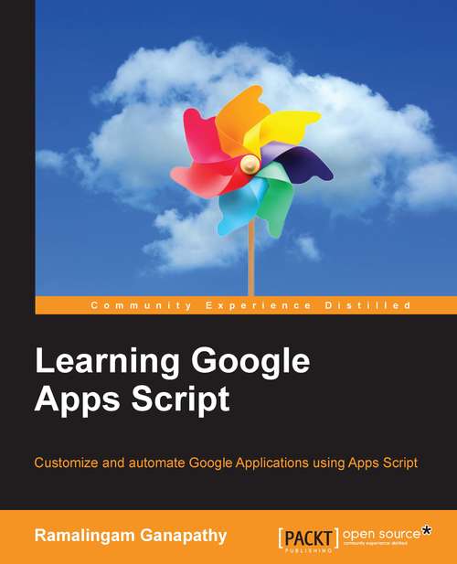 Book cover of Learning Google Apps Script