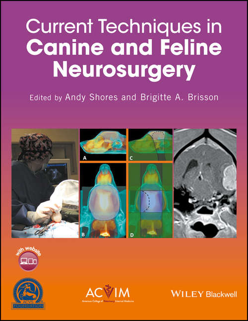 Book cover of Current Techniques in Canine and Feline Neurosurgery
