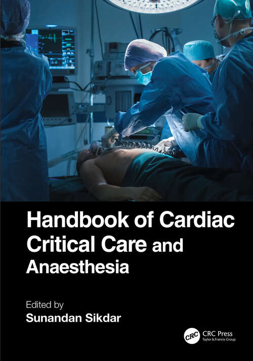 Book cover of Handbook of Cardiac Critical Care and Anaesthesia