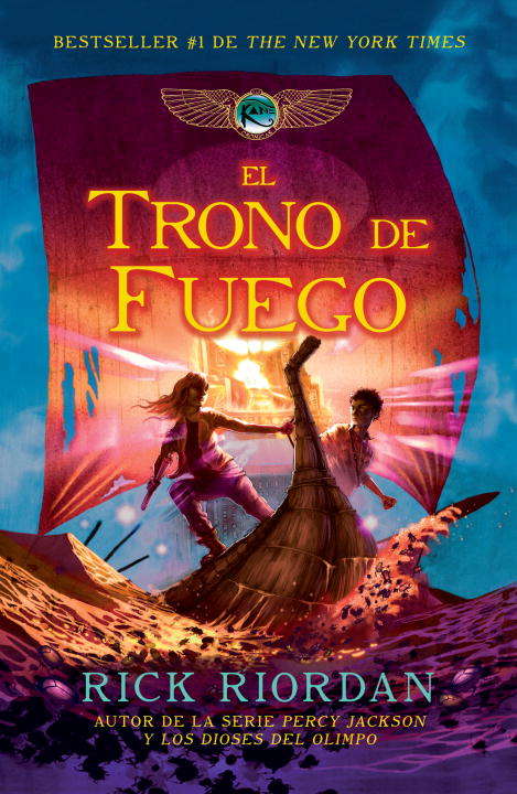 Book cover of El trono de fuego