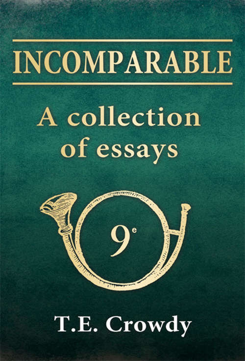 Book cover of Incomparable: a collection of essays