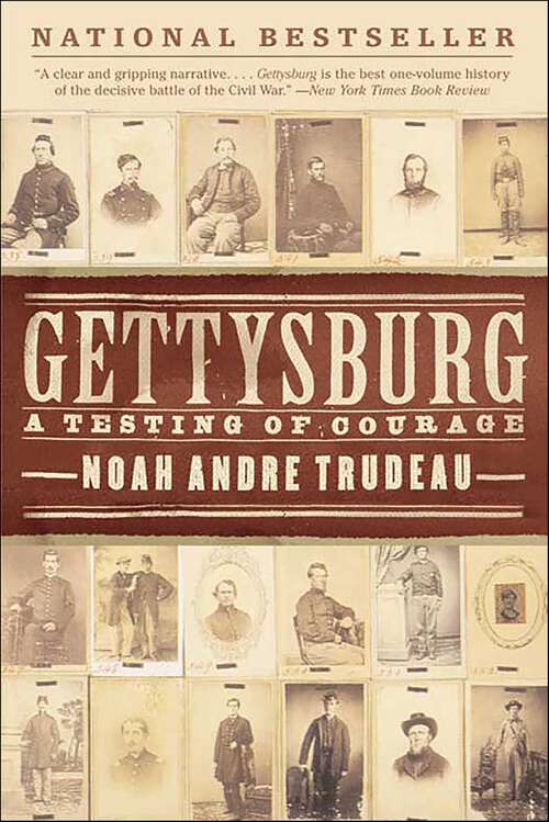 Book cover of Gettysburg: A Testing of Courage
