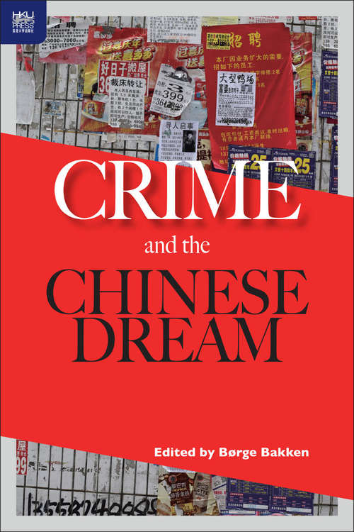 Book cover of Crime and the Chinese Dream
