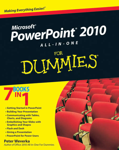 Book cover of PowerPoint 2010 All-in-One For Dummies