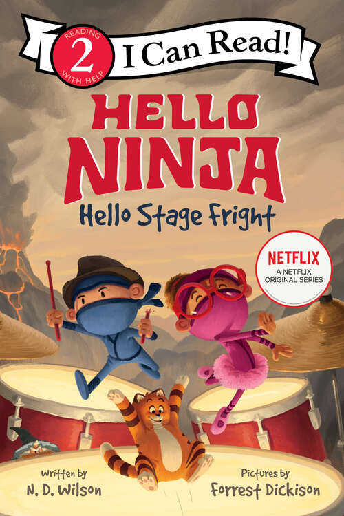 Book cover of Hello, Ninja. Hello, Stage Fright! (I Can Read Level 2)