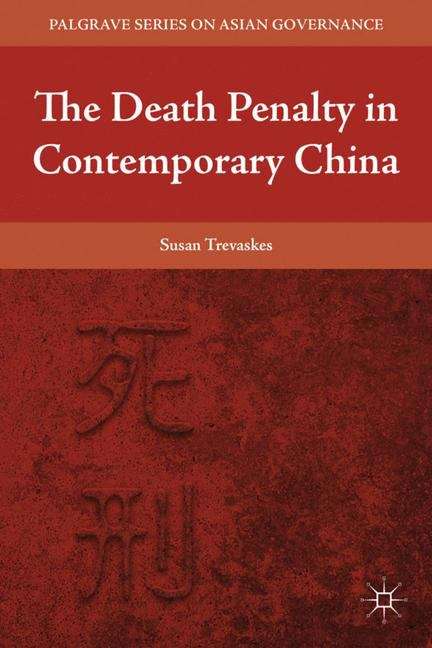 Book cover of The Death Penalty in Contemporary China