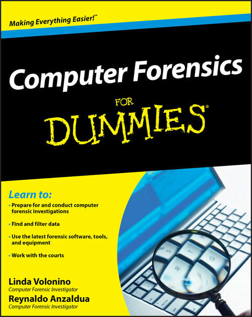 Book cover of Computer Forensics For Dummies