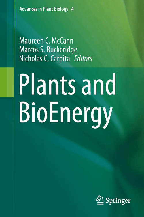Book cover of Plants and BioEnergy