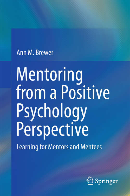 Book cover of Mentoring from a Positive Psychology Perspective