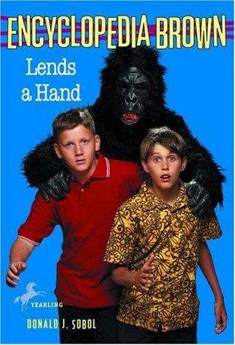 Book cover of Encyclopedia Brown Lends A Hand