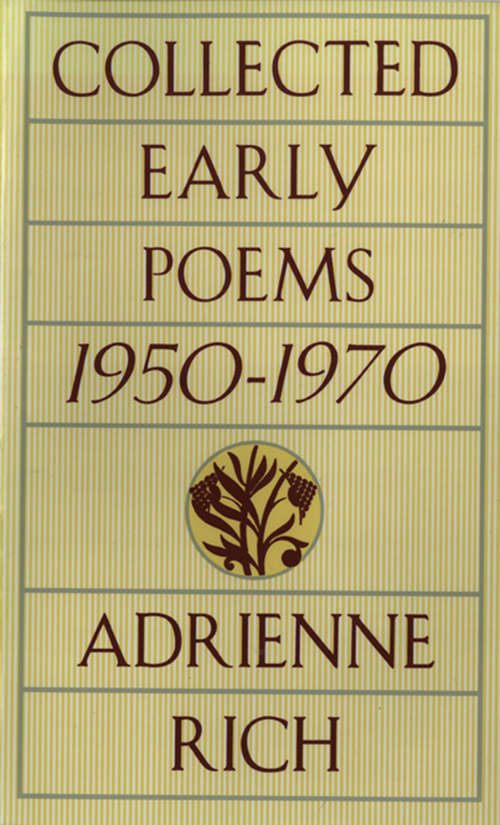 Book cover of Collected Early Poems: 1950-1970