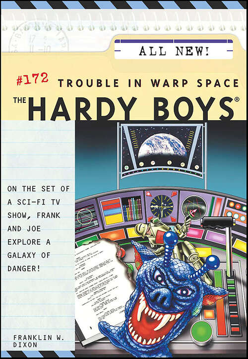 Book cover of Trouble in Warp Space (Hardy Boys #172)
