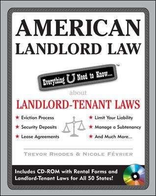 Book cover of American Landlord Law