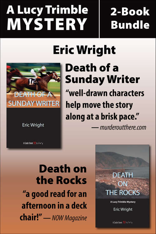 Book cover of Lucy Trimble Mysteries 2-Book Bundle: Death of a Sunday Writer / Death on the Rocks