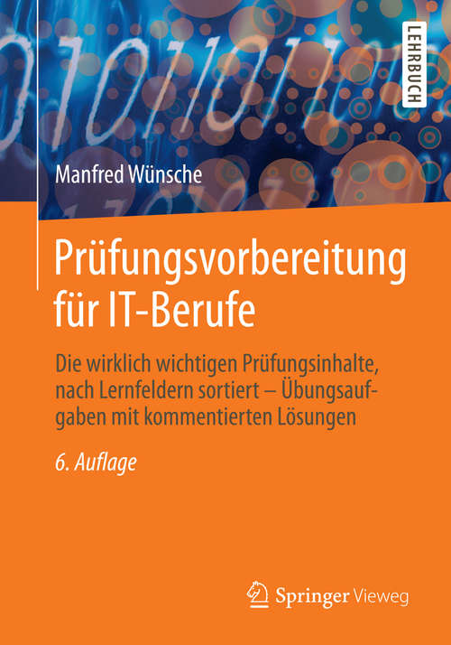 Book cover of Prüfungsvorbereitung für IT-Berufe