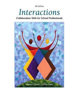 Book cover of Interactions: Collaboration Skills for School Professionals