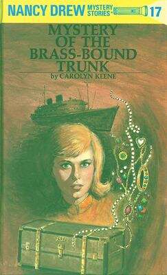 Book cover of The Mystery of the Brass-Bound Trunk (Nancy Drew Mystery Stories #17)