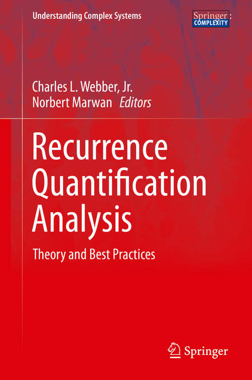 Book cover of Recurrence Quantification Analysis