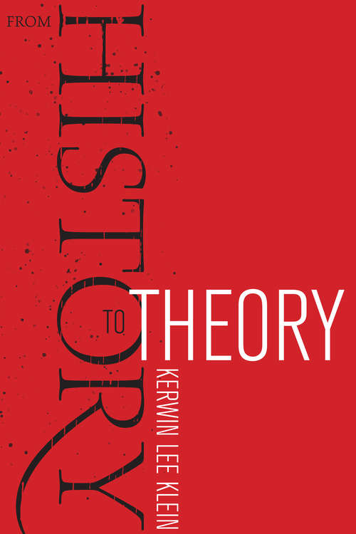 Book cover of From History to Theory