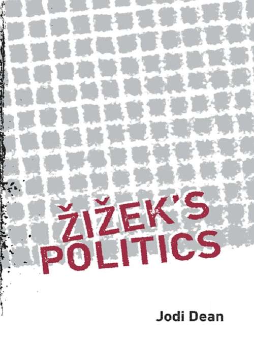 Book cover of Zizek's Politics