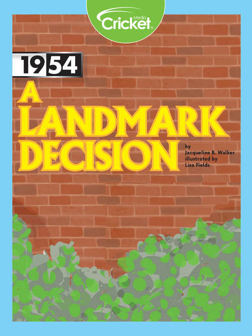 Book cover of 1954: A Landmark Decision