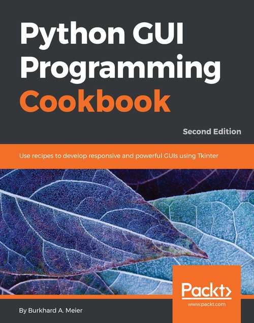 Book cover of Python GUI Programming Cookbook - Second Edition (2)