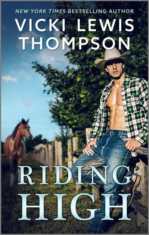 Book cover of Riding High: A Spicy Cowboy Romance (Reissue) (Sons of Chance #16)