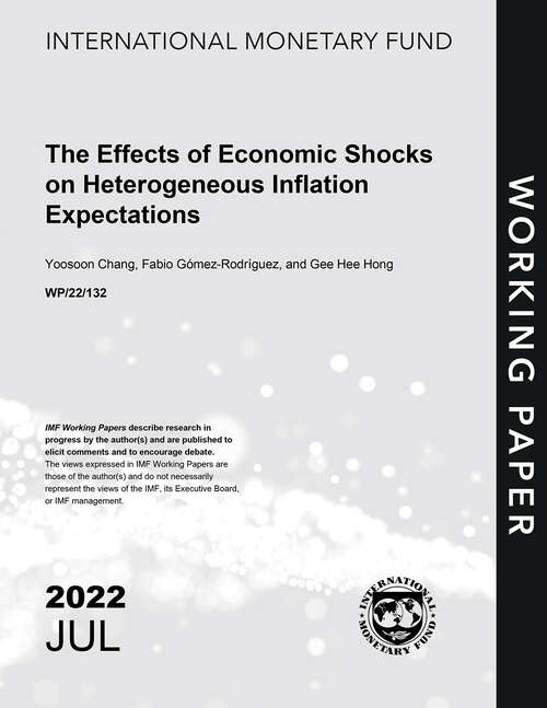 The Effects of Economic Shocks on Heterogeneous Inflation Expectations (Imf Working Papers)