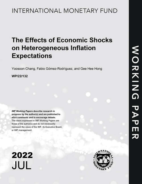 Book cover of The Effects of Economic Shocks on Heterogeneous Inflation Expectations (Imf Working Papers)