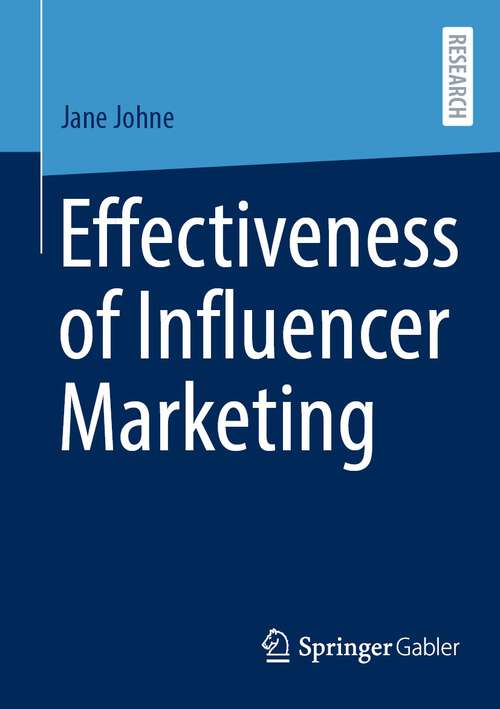 Cover image of Effectiveness of Influencer Marketing