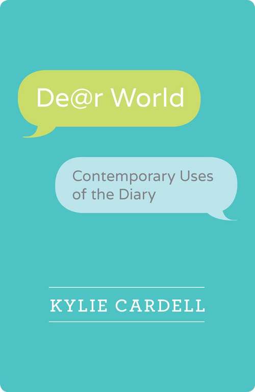 Book cover of Dear World