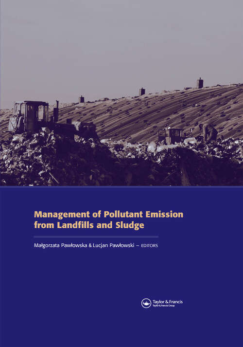 Book cover of Management of Pollutant Emission from Landfills and Sludge