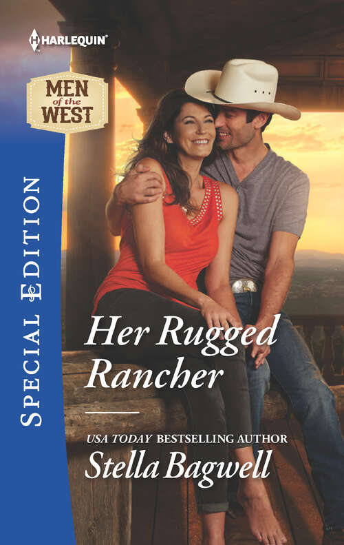 Book cover of Her Rugged Rancher: James Bravo's Shotgun Bride Her Rugged Rancher The Bachelor's Little Bonus (Men of the West #34)