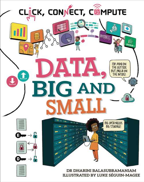 Book cover of Data, Big and Small (Click, Connect, Compute #3)