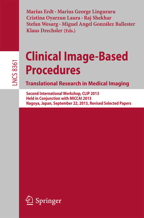 Clinical Image-Based Procedures. Translational Research in Medical Imaging