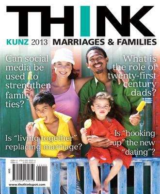 Book cover of THINK Marriages and Families (2nd Edition)
