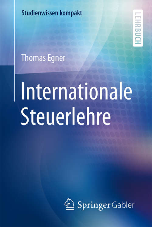 Book cover of Internationale Steuerlehre
