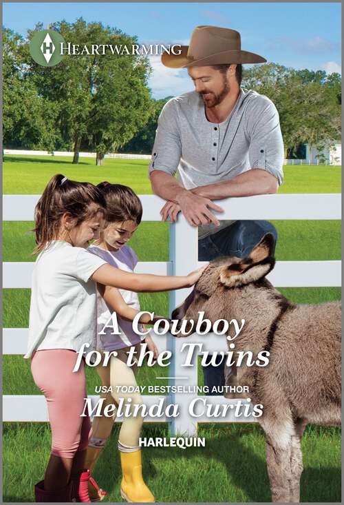 Book cover of A Cowboy for the Twins: A Clean and Uplifting Romance (The Cowboy Academy #4)
