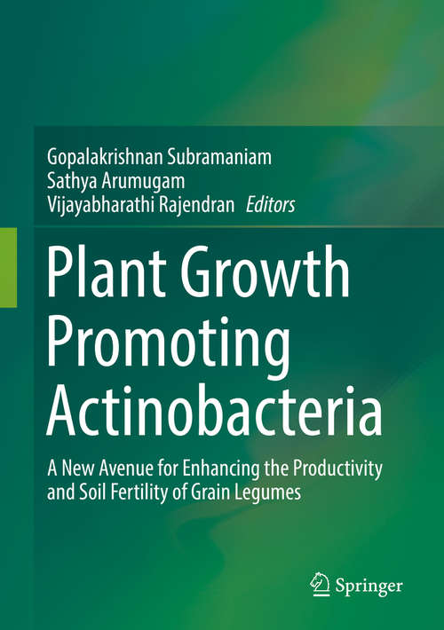 Book cover of Plant Growth Promoting Actinobacteria