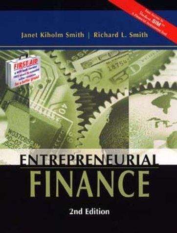 Entrepreneurial Finance